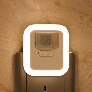 Adapter |   AC110-240V LED Plug-in Motion Sensor Light Wall Night Lamp Adapter Adapter