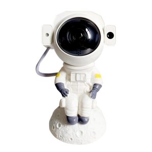 Adapter |   Astronaut Moon Ball Star Night Light Projector High-clear Star and Moon Projection BT Speaker Three-color Night Light White Adapter Adapter