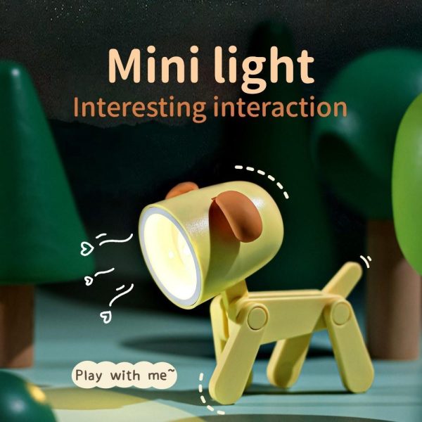 Adapter |   Cartoon Night Light Kid Lamp Mini Deer LED Desk Lamps Cute DIY Portable with Adjustable Phone Holder for Kids Students Bedroom Bookends Nursery Room Orange Adapter Adapter