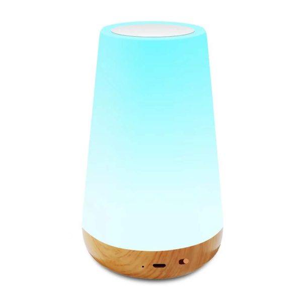 Adapter |   Colorful Night Light RGB Color Changing Atmosphere Lamp with Remote Control Touch Control White Light Adapter Adapter