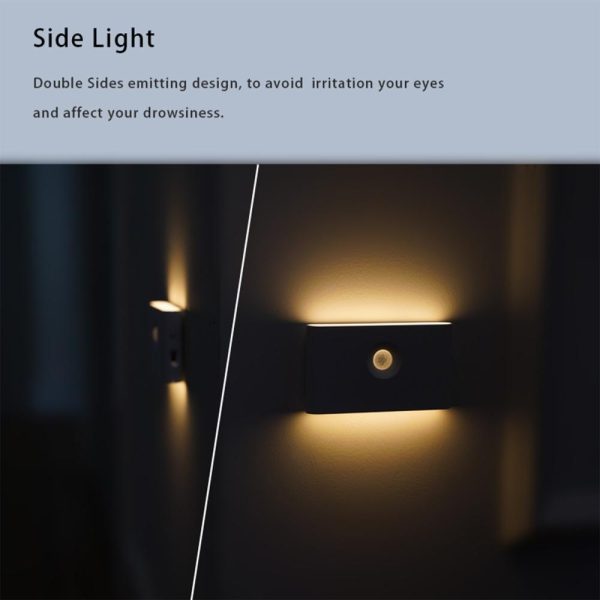 Adapter |   Intelligent Sensor Night Light LED Body Infrared Type-c Rechargeable Wireless Magnetic Light Adapter Adapter