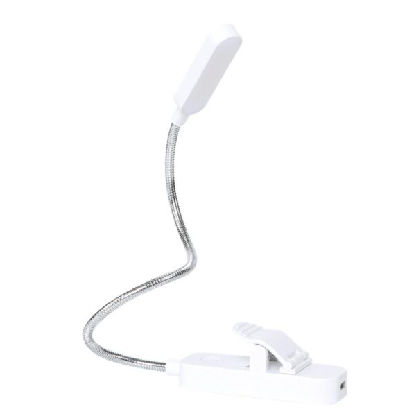 Adapter |   Led Flexible Clip on Book Light Eye-Caring Bookmark Reading Lamp USB Rechargeable Stepless Dimming Night Light White1 Adapter Adapter