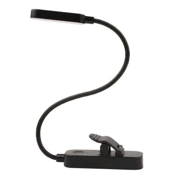 Adapter |   Led Flexible Clip on Book Light Eye-Caring Bookmark Reading Lamp USB Rechargeable Stepless Dimming Night Light White1 Adapter Adapter