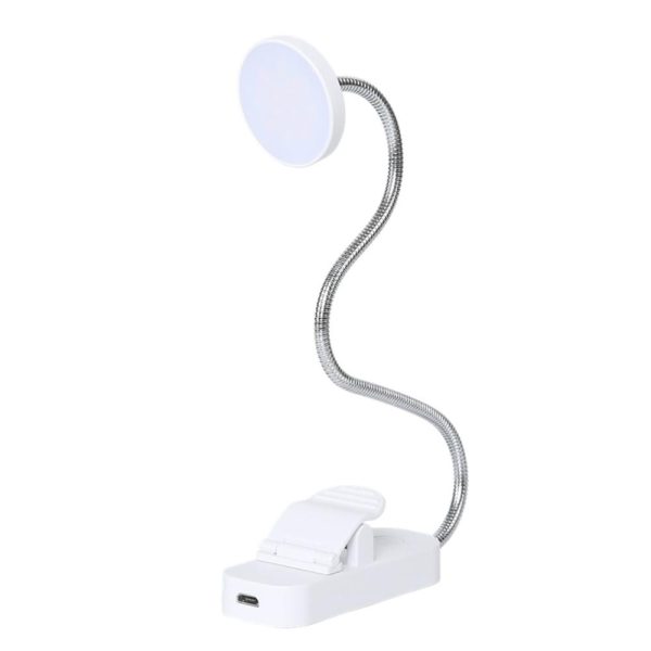 Adapter |   Led Flexible Clip on Book Light Eye-Caring Bookmark Reading Lamp USB Rechargeable Stepless Dimming Night Light White1 Adapter Adapter