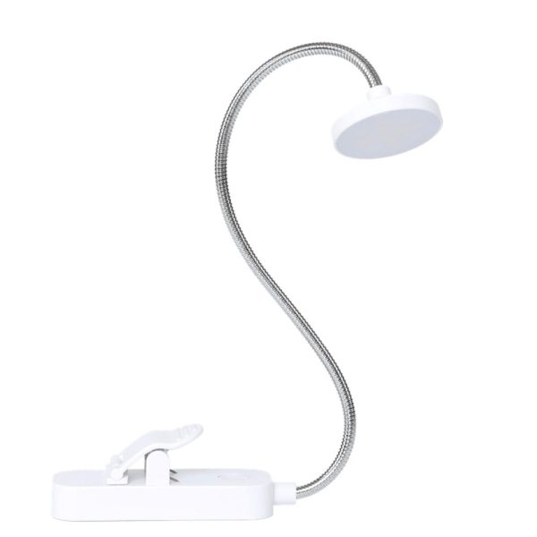 Adapter |   Led Flexible Clip on Book Light Eye-Caring Bookmark Reading Lamp USB Rechargeable Stepless Dimming Night Light White2 Adapter Adapter