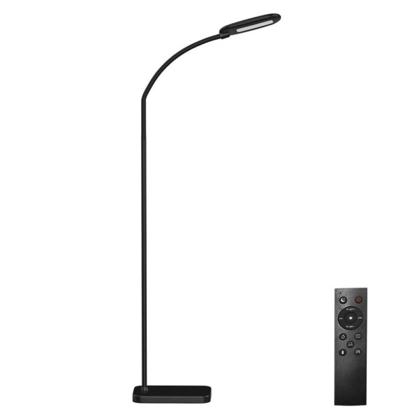 Adapter |   LED Floor Lamp Modern Standing Lights Reading Light(With Remote) Black Adapter Adapter