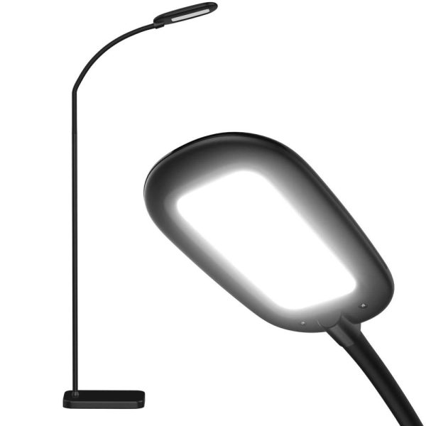 Adapter |   LED Floor Lamp Modern Standing Lights Reading Light(With Remote) Black Adapter Adapter