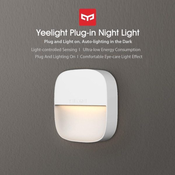 Adapter |   Night Light LED Wall Plug-in Lamp White Adapter Adapter