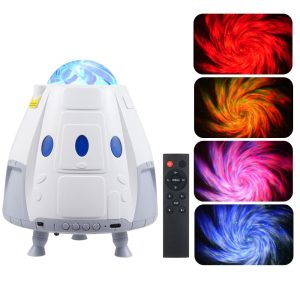 Adapter |   Space Capsule Star Projector Atmosphere Night Light Grey Adapter Adapter