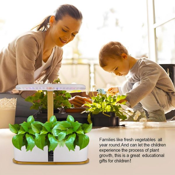 Camping Lights |   Hydroponics Growing System Indoor Garden 10 Pods 20W 72LED Grow Light Full Spectrum Adjustable Height Quiet Smart Pump Plants Germination Kit for Vegetable Flower Fruit Camping Lights Camping Lights