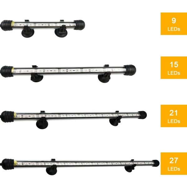 Connectors |   AC110-240V 2.4W LED RGB Submersible Aquarium Lamp Connectors Connectors