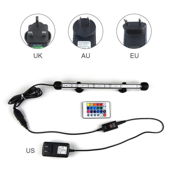 Connectors |   AC110-240V 2.4W LED RGB Submersible Aquarium Lamp LED Lighting Connectors