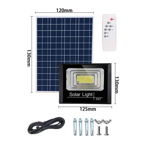 Headlights |   25W 44 LEDs Outdoor LEDs Solar Light IP67 Waterproof Solar Powered Wall Lamp with Remote Controller Headlights Headlights