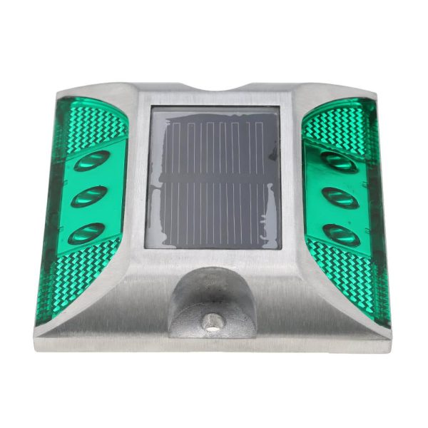 Headlights |   2W 6 LED Solar Powered Driveway Lamp Light Green Headlights Green