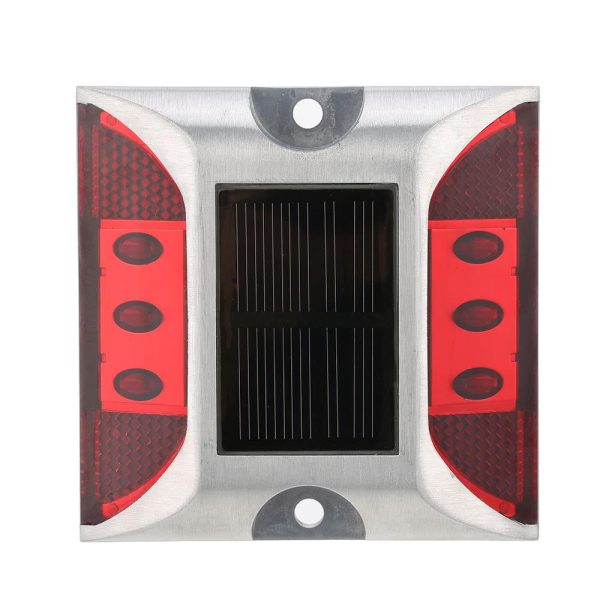 Headlights |   2W 6 LED Solar Powered Driveway Lamp Light Red Headlights Headlights