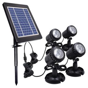 Headlights |   LED Pool Lights Waterproof Solar Powered Garden Pond Light Warm White Headlights Headlights