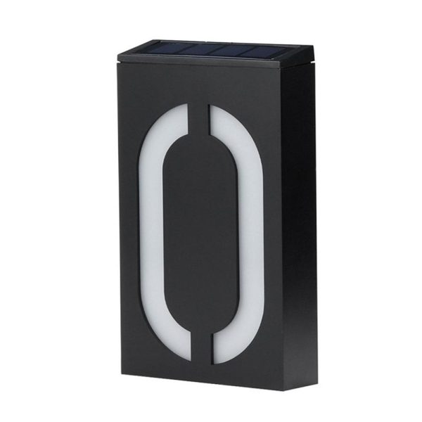 Headlights |   Solar House Number Light LED Illuminated Address Plaque for Houses Address Numbers Solar Powered LED Address Sign for Home Villa Yard Street Black & White Headlights Black & White