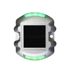 Headlights |   Solar Powered Energy Driveway Lamp Sensitive Light Control Flash Lighting Effect Green Headlights Green