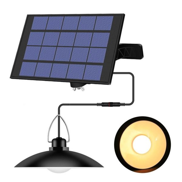 Headlights |   Solar Powered Pendants Light with Adjustable Panel Auto ON/OFF Lighting Sensor IP65 Water-resistant Hanging Lamp for Outdoor/Indoor Garden Patio Yard Storage Headlights Headlights