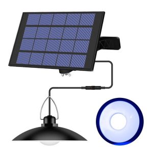 Headlights |   Solar Powered Pendants Light with Adjustable Panel Auto ON/OFF Lighting Sensor IP65 Water-resistant Hanging Lamp for Outdoor/Indoor Garden Patio Yard Storage Headlights Headlights