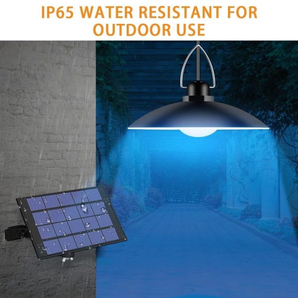 Headlights |   Solar Powered Pendants Light with Adjustable Panel Auto ON/OFF Lighting Sensor IP65 Water-resistant Hanging Lamp for Outdoor/Indoor Garden Patio Yard Storage Headlights Headlights