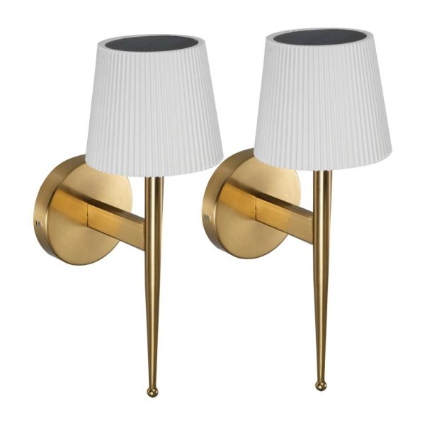 Lamp Bases |   2pcs Indoor Outdoor Wall Lighting Fixture Wall-mounted Lamp White Lamp Bases Lamp Bases