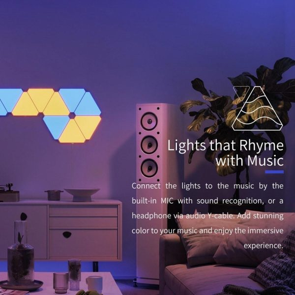 Lamp Bases |   3PCS Yeelight Smart Light Board,High-end Wall Atmosphere Modeling Light Lamp Bases Lamp Bases