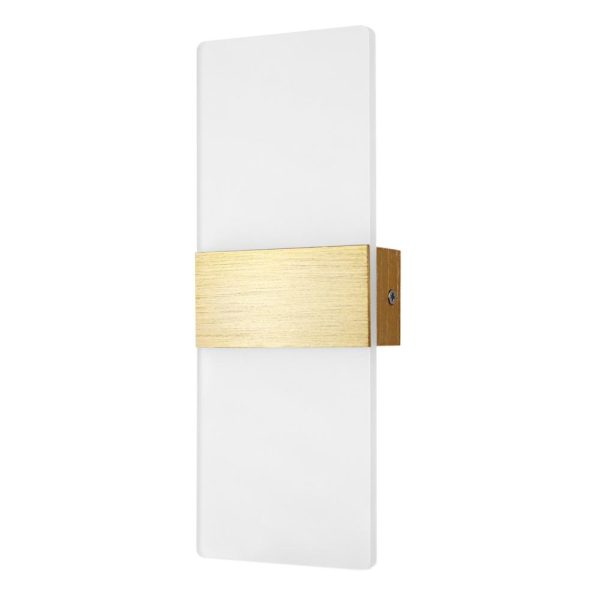 Lamp Bases |   A C110-265V LEDs 4W Wall Light Cabinet Lamp for Corridor Wardrobe Cabinet Closet Cupboard Gold Lamp Bases Gold