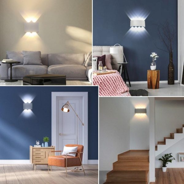 Lamp Bases |   AC85-265V Modern Wall Sconce Lights White Lamp Bases Lamp Bases