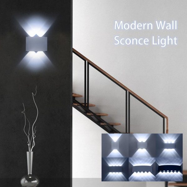 Lamp Bases |   AC85-265V Modern Wall Sconce Lights White Lamp Bases Lamp Bases