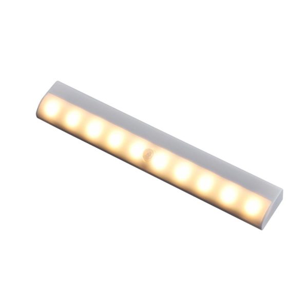 Lamp Bases |   Deal LED Closet Light, Motion Sensor 10 LED Stick on Anywhere Closet Lamp Under-Cabinet Lighting,Cabinet Night Light Portable Warm/Cold Light Bar  for Closet, Cabinet, Wardrobe High brightness, high sensitivity, low power consumption, long life White Lamp Bases Lamp Bases