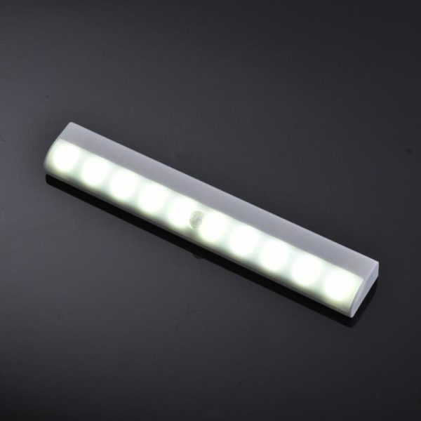 Lamp Bases |   Deal LED Closet Light, Motion Sensor 10 LED Stick on Anywhere Closet Lamp Under-Cabinet Lighting,Cabinet Night Light Portable Warm/Cold Light Bar  for Closet, Cabinet, Wardrobe High brightness, high sensitivity, low power consumption, long life White Lamp Bases Lamp Bases