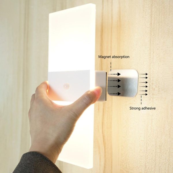 Lamp Bases |   Intelligent Human Body Induction Lamp Magnetic Wall Lamp Hallway Corridor Small Night Light Lamp Bases Lamp Bases