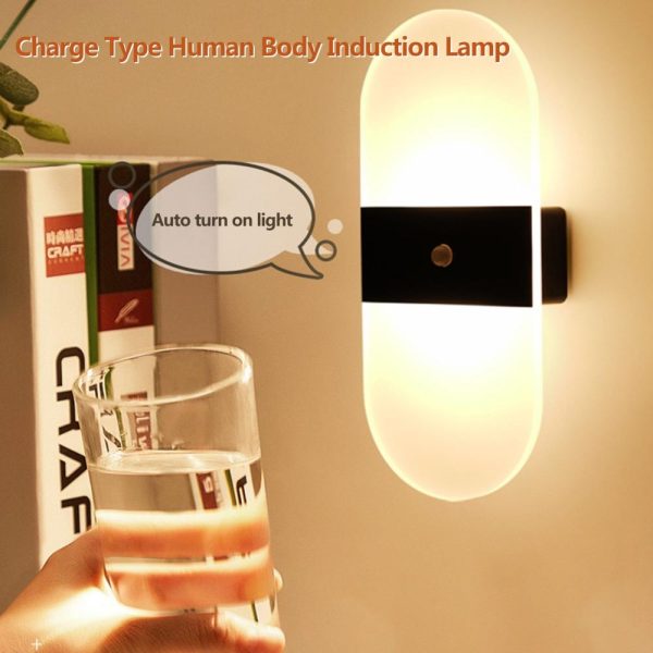 Lamp Bases |   Intelligent Human Body Induction Lamp Magnetic Wall Lamp Hallway Corridor Small Night Light Lamp Bases Lamp Bases