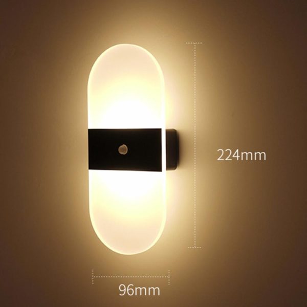 Lamp Bases |   Intelligent Human Body Induction Lamp Magnetic Wall Lamp Hallway Corridor Small Night Light Lamp Bases Lamp Bases