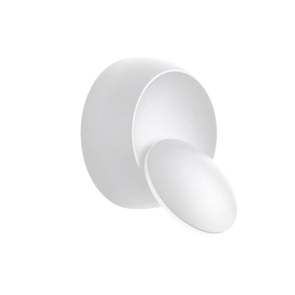 Lamp Bases |   LED Wall Lamp 360 Degree Rotatable Round Crescent Wall Light White Lamp Bases Lamp Bases