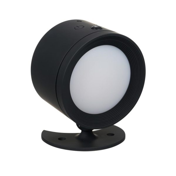 Lamp Bases |   Magnetic Suction Wall Lamp RGB Color-changing Ambient Light Black Lamp Bases Black