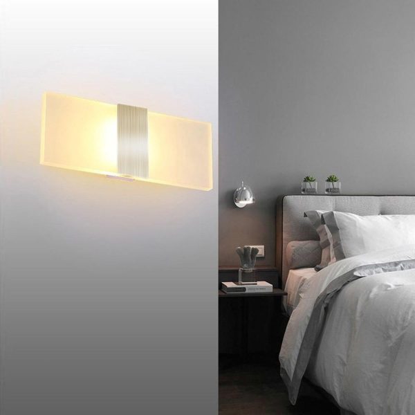 Lamp Bases |   Modern Wall Sconces LED Wall Lamp (3000K) Silver1 Lamp Bases Lamp Bases