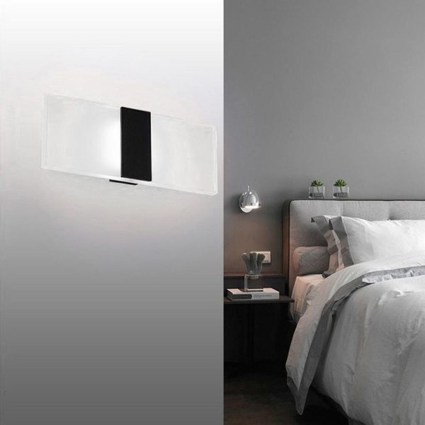 Lamp Bases |   Modern Wall Sconces LED Wall Lamp （6500K） Black2 Lamp Bases Black2