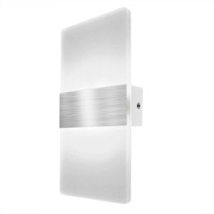 Lamp Bases |   Modern Wall Sconces LED Wall Lamp（6500K） Sliver Lamp Bases Lamp Bases