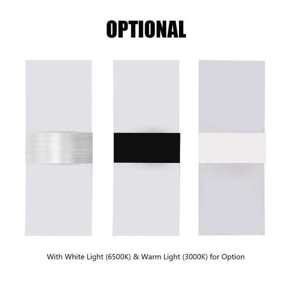 Lamp Bases |   Modern Wall Sconces LED Wall Lamp（6500K） White2 Lamp Bases Lamp Bases