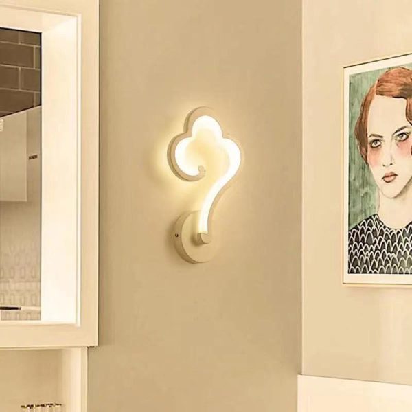 Lamp Bases |   Wall Light Modern LEDs Wall Mounting Lamp Cloud Shape Light Fixtures for Bedside Corridor Wall Mounted Home Lighting Decoration White Lamp Bases Lamp Bases