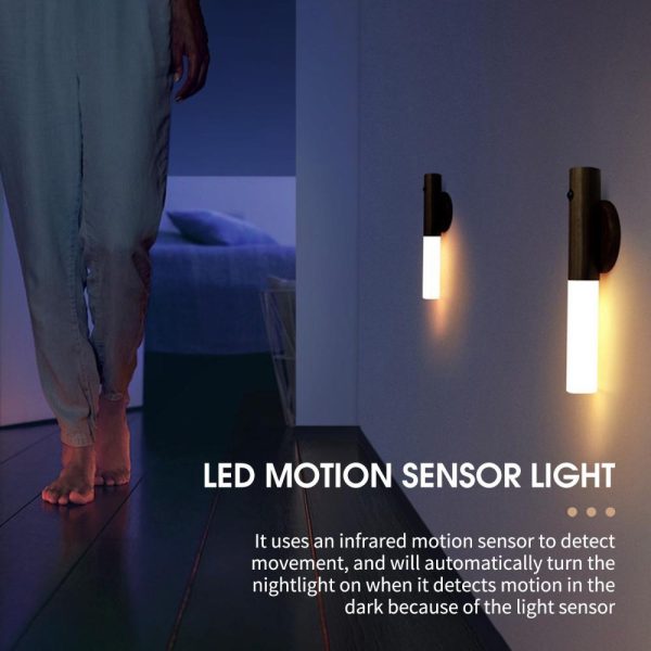 Lamp Bases |   Wall-mounted Motion Sensor Night Light Khaki Lamp Bases Khaki