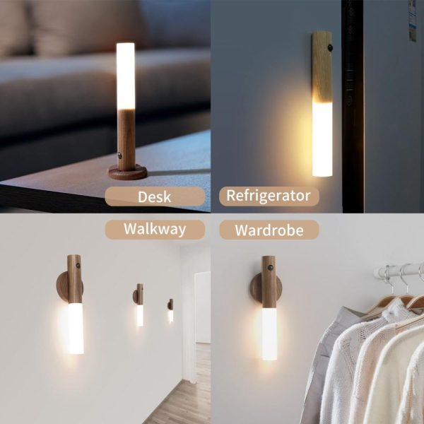 Lamp Bases |   Wall-mounted Motion Sensor Night Light Khaki Lamp Bases Khaki