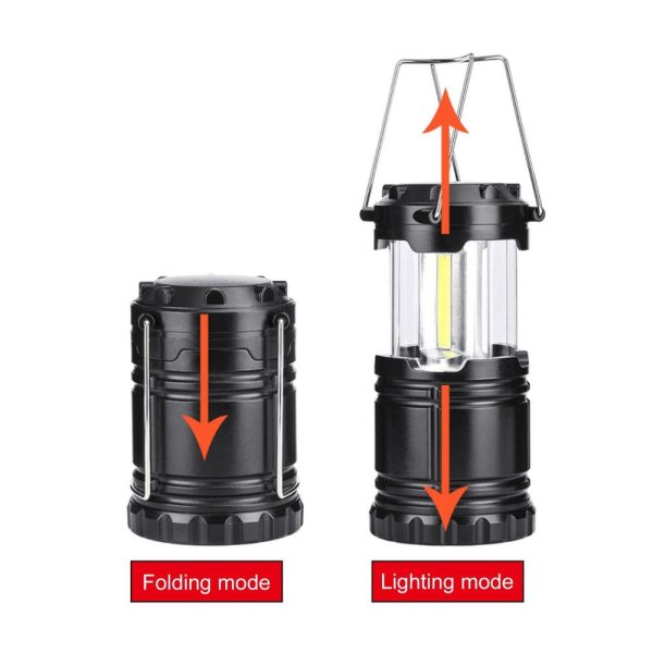 Laser Pointer |   1 Pack LED Camping Lantern Collapsible 200LM Lanterns Survival Kits Black Laser Pointer Black