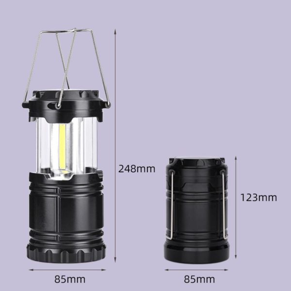 Laser Pointer |   1 Pack LED Camping Lantern Collapsible 200LM Lanterns Survival Kits Black Laser Pointer Black