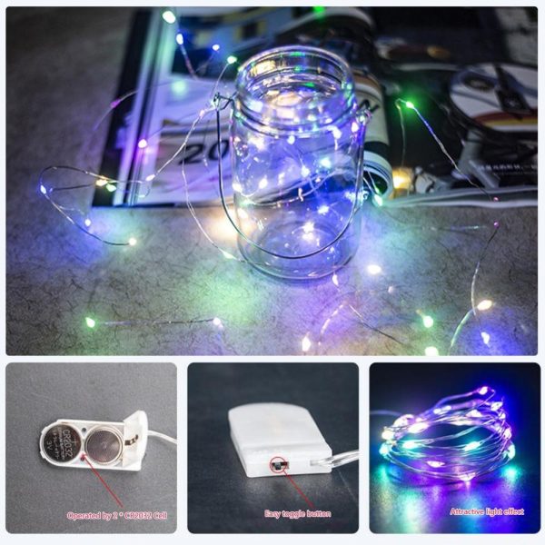 Lawn Lamps |   2 Meters 20 LEDs Fairy String Light Twistable Bendable Foldable Decoration Lamp Lawn Lamps Lawn Lamps