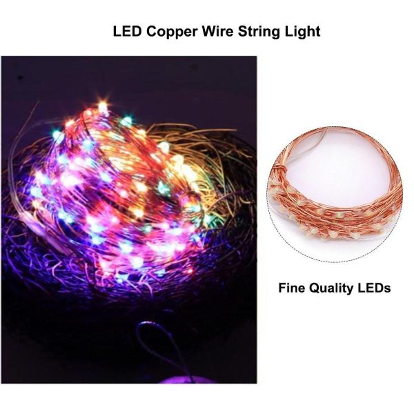 Lawn Lamps |   50 LEDs Fairy Lights Sound Activated Twinkle String Lights Lawn Lamps Lawn Lamps