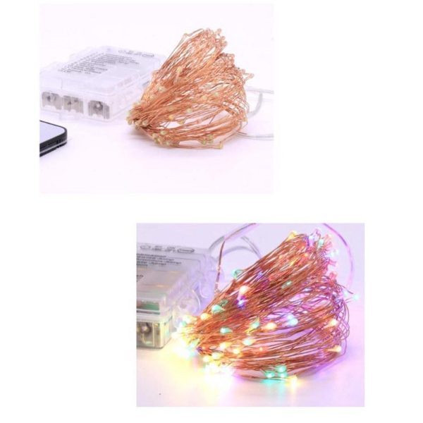 Lawn Lamps |   50 LEDs Fairy Lights Sound Activated Twinkle String Lights Lawn Lamps Lawn Lamps