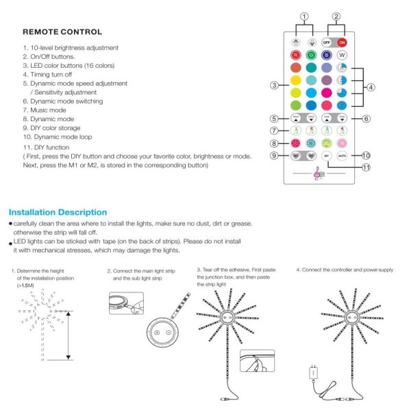 Lawn Lamps |   BT Connected Firework LEDs Strips Light Lawn Lamps Lawn Lamps